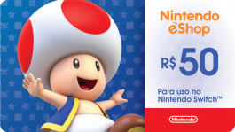 Nintendo eShop Card 50 BRL - Brazil