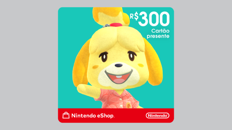 Cartão presente digital do Nintendo eShop: R$ 300,00